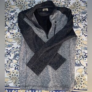 Vintage Woolrich Gray Zip Up Sweater Cozy Knit Design